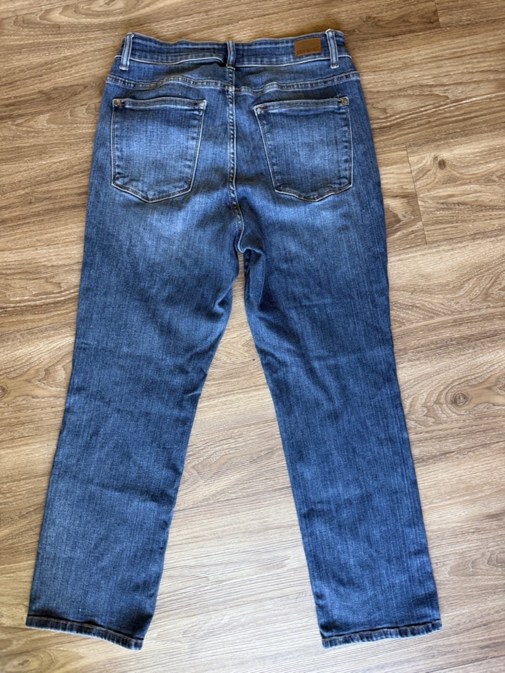 Judy Blue Straight-Leg Blue Jeans Size: 14W - Picture 8 of 10